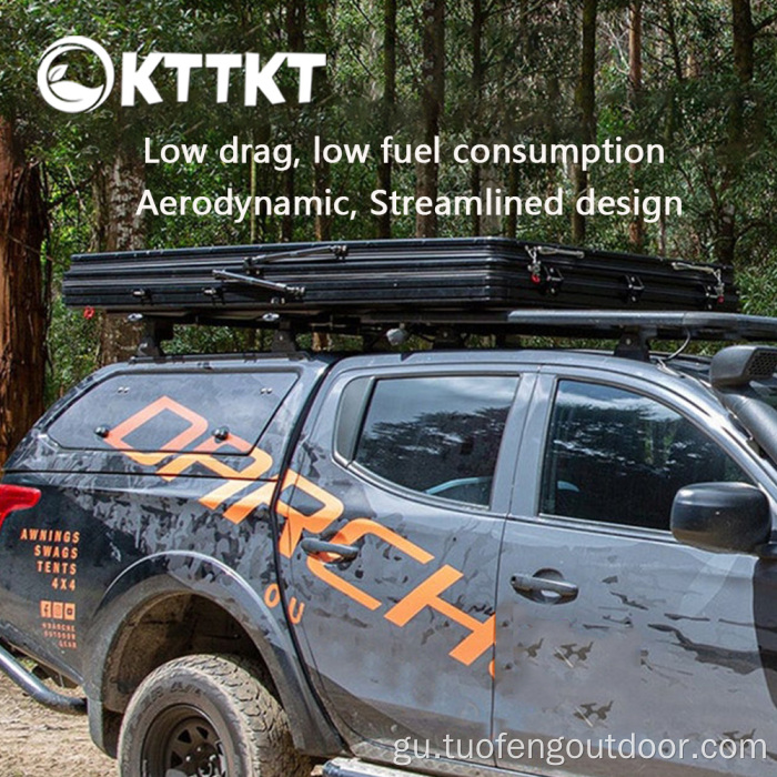 85 કિલો ખાકી આઉટડોર કેમ્પિંગ મોટી કાર છતનો તંબુ